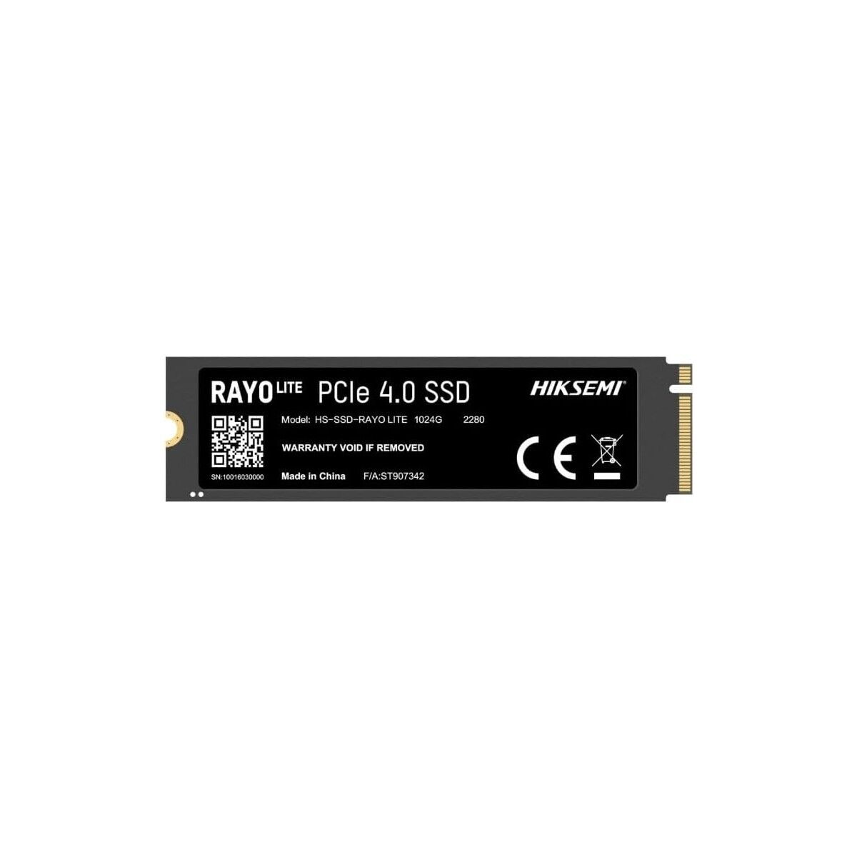 Hiksemi Rayo Lite 1tb Gen4 M.2 Nvme 3D Nand Ssd, Ultra Hızlı Pcıe Gen4 Hızları Okuma: 7000 Mb/sn, Yazma: 6000 Mb/s