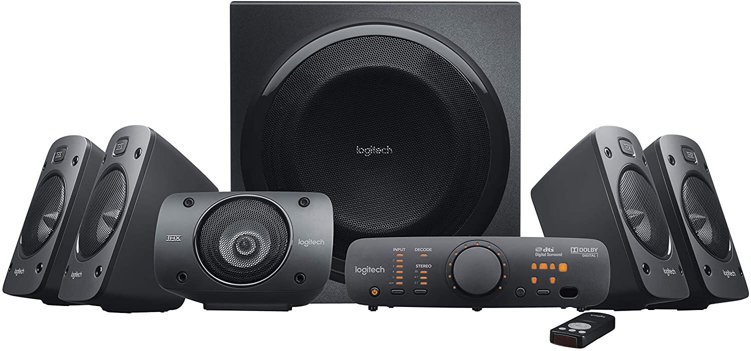 Logitech Z906 THX 5.1 Surround DolbyDigital DTS Hoparlör 500W RMS
