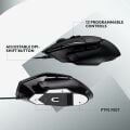 Logitech G502 X Kablolu Hero 25K Sensörlü Rgb Aydınlatmalı Oyuncu Mouse - Siyah