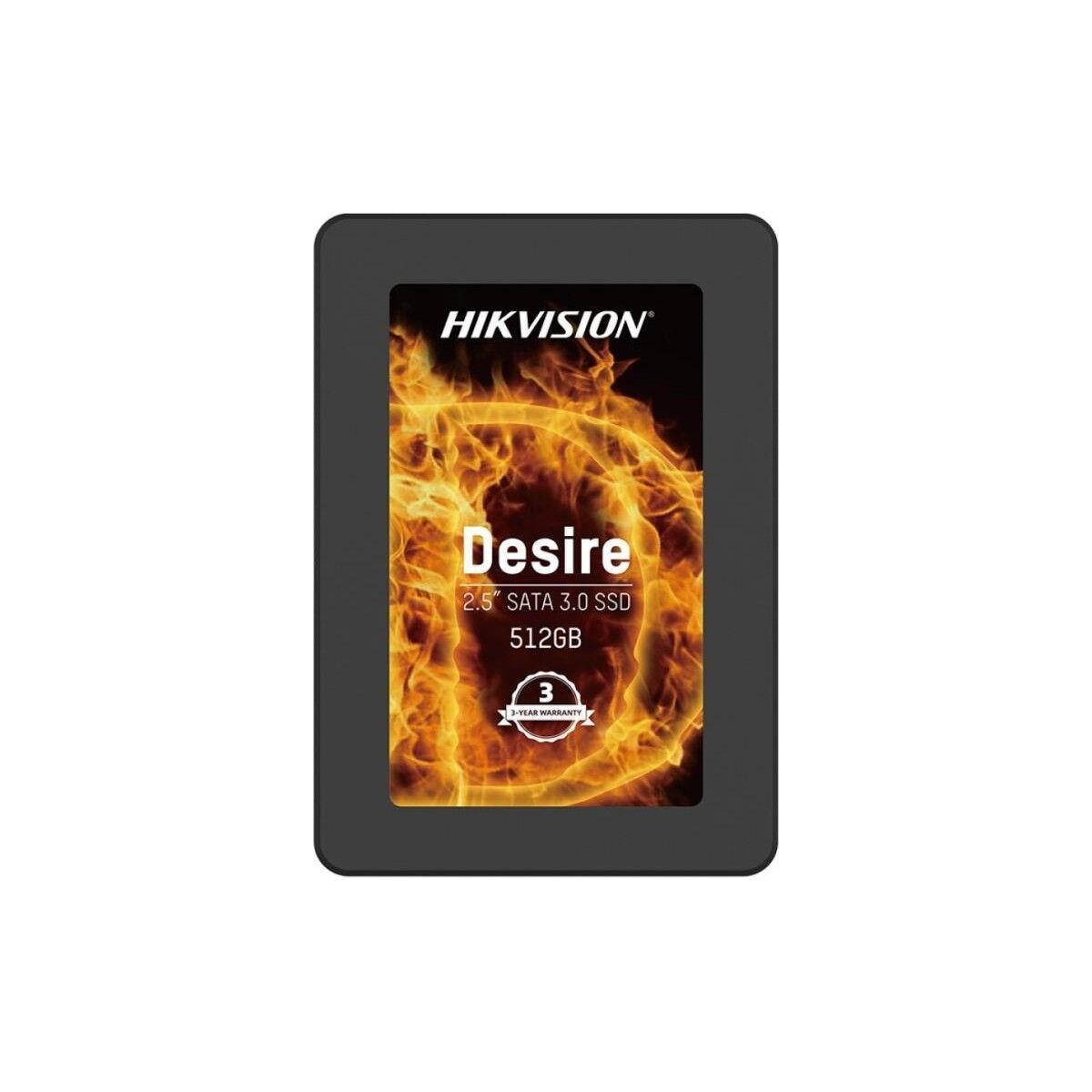 Hikvision Desire S 512GB SATA3 SSD 560 MB/s Okuma 450 MB/s Yazma Hızı ile Yüksek Performans