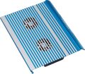 Flaxes FN-3333M Alüminyum 7-17'' Sessiz Çift Fanlı Laptop Soğutucu - Mavi