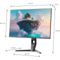 Thomson M27QG5Y14 Gaming Monitör 27'' 1 Ms Qhd 180 Hz Adaptive 2560 x 1440 Monitör