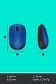 Logitech M171 Kablosuz Optik Mouse - Mavi