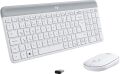 Logitech MK470 Slim Combo Kablosuz Klavye Mouse Set - Beyaz
