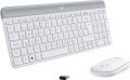 Logitech MK470 Slim Combo Kablosuz Klavye Mouse Set - Beyaz