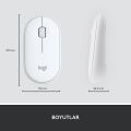 Logitech MK470 Slim Combo Kablosuz Klavye Mouse Set - Beyaz
