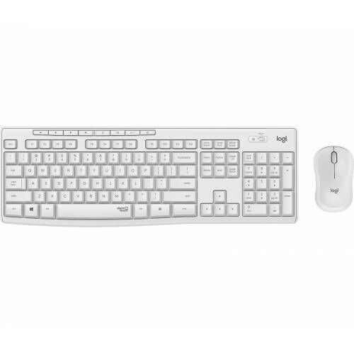 Logitech MK295 Sessiz Kablosuz Türkçe Q Klavye Mouse Set - Beyaz