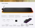 SteelSeries Qck Prism Cloth (Kumaş) Medium RGB Oyun Mousepad