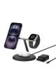 Belkin WIZ023VFBK Qi2 15W 3in1 MagSafe Şarj Standı - Siyah