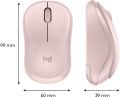 Logitech M220 Silent (Sessiz) Kablosuz Mouse - Pembe