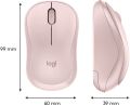 Logitech M220 Silent (Sessiz) Kablosuz Mouse - Pembe