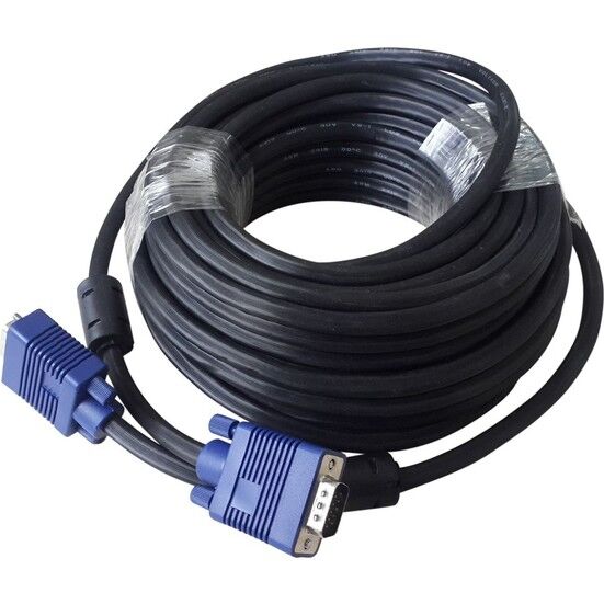 Qport Q-Vga25 15 Pin Fitreli 25 Metre Erkek Erkek Vga Monit