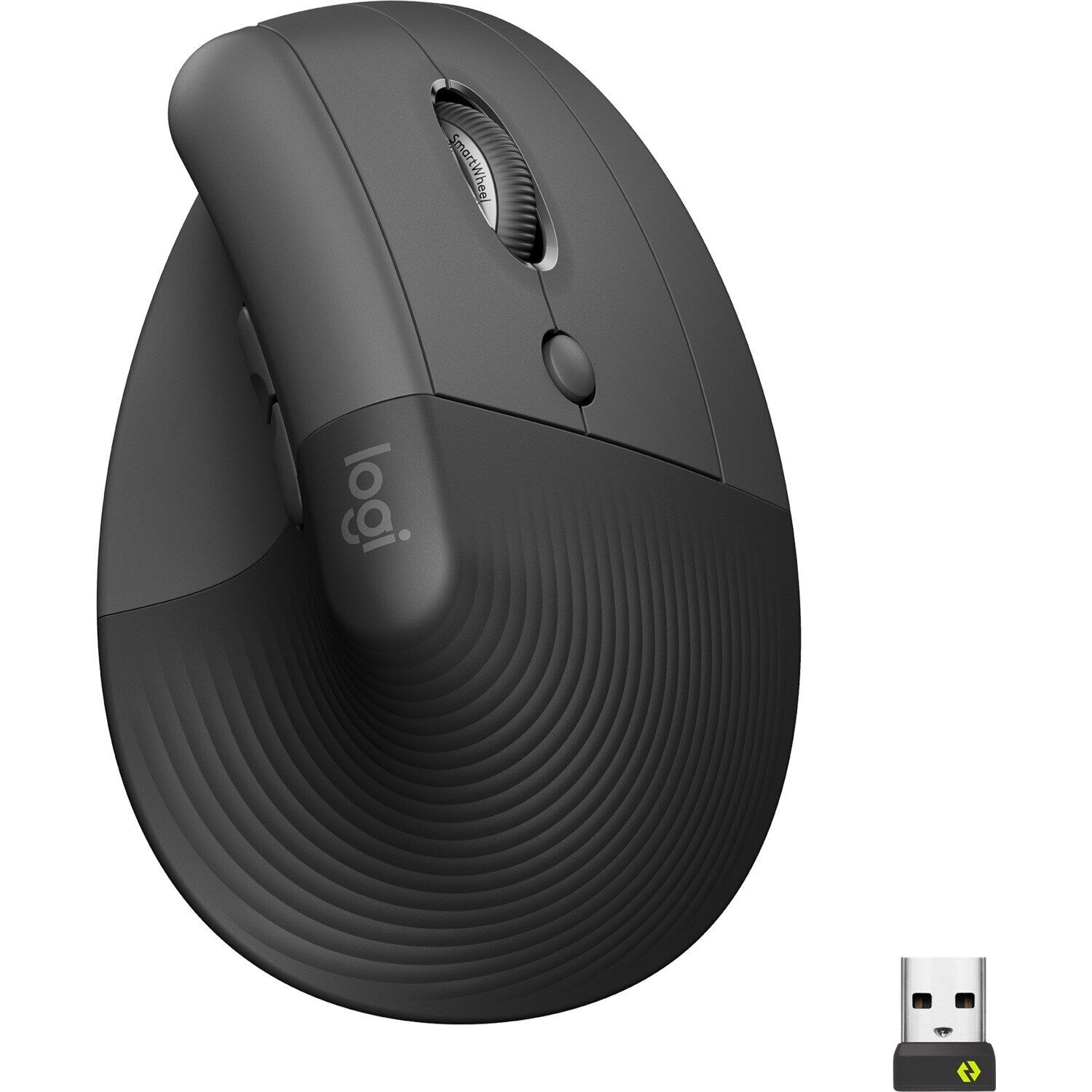 Logitech Lift Vertical Sessiz Kablosuz Ergonomik Dikey Mouse - Siyah