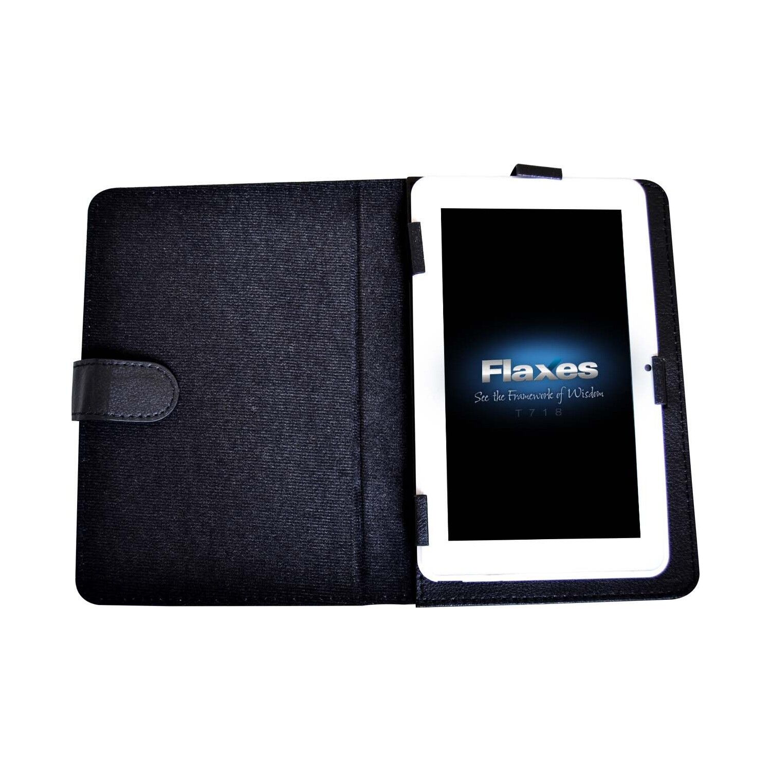 Flaxes FDK-700S Universal 7” ve 8'' Tablet Kılıfı - Siyah