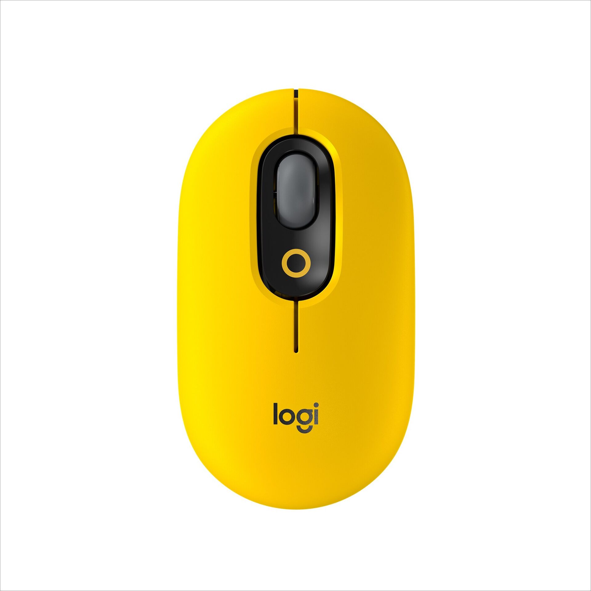 Logitech POP Emoji Tuşlu Kablosuz Optik Mouse - Sarı