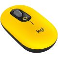 Logitech POP Emoji Tuşlu Kablosuz Optik Mouse - Sarı