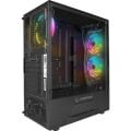 Rampage Fusıon 650W 80+ Bronze Temperli Camlı 4*Rainbow Fanlı Gaming Oyuncu Kasası