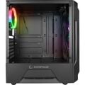 Rampage Fusıon 650W 80+ Bronze Temperli Camlı 4*Rainbow Fanlı Gaming Oyuncu Kasası