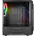 Rampage Fusıon 650W 80+ Bronze Temperli Camlı 4*Rainbow Fanlı Gaming Oyuncu Kasası