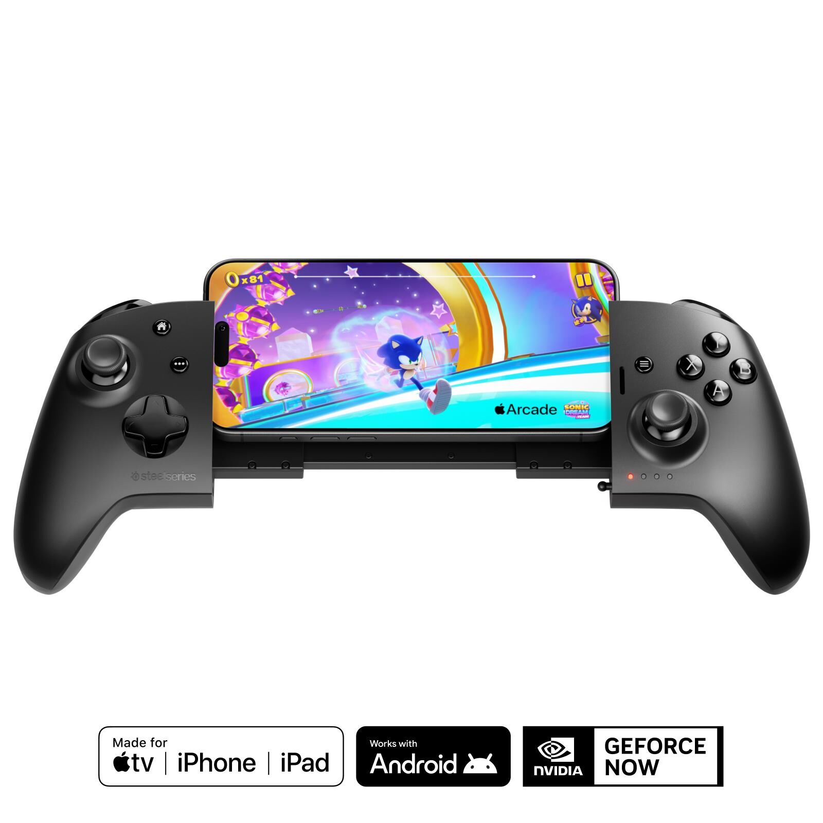 SteelSeries Nimbus Cloud PC, Android ve Apple Uyumlu Kablosuz Oyun Kumandası