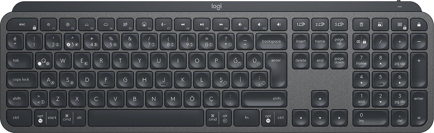 Logitech MX Keys For Business Aydınlatmalı Kablosuz Türkçe Q Klavye
