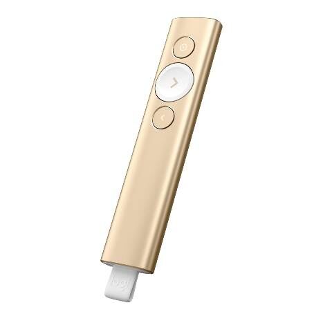 Logitech Spotlight Presenter Sunum Kumandası - Gold