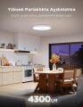 Govee RGBICWW + RGBICWW Yuvarlak Akıllı Tavan Armatürü Pro 15 İnç