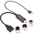Qport Q-DPX HDMI (M) To Displayport(F) Çevirici
