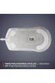 SteelSeries Rival 3 Gen 2 Optik 6 Tuş 8500DPI Kablolu RGB Gaming (Oyuncu) Mouse - Beyaz