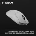 Logitech G Pro X SUPERLIGHT 2C Hafif Hero 2 Sensör 32.000 Dpı Lıghtspeed Kablosuz Oyuncu Mouse - Beyaz