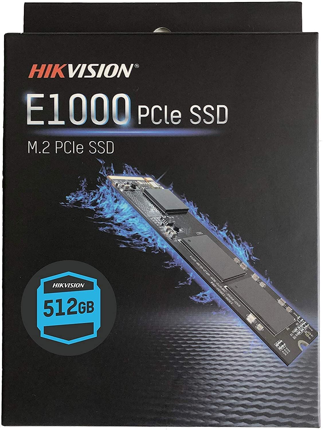 Hikvision E1000 512 GB 2100/1800 MB/S PCIe NVMe M.2 2280 SSD