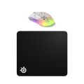 SteelSeries Aerox 3 Wireless Ghost + QcK Large Mouse Pad