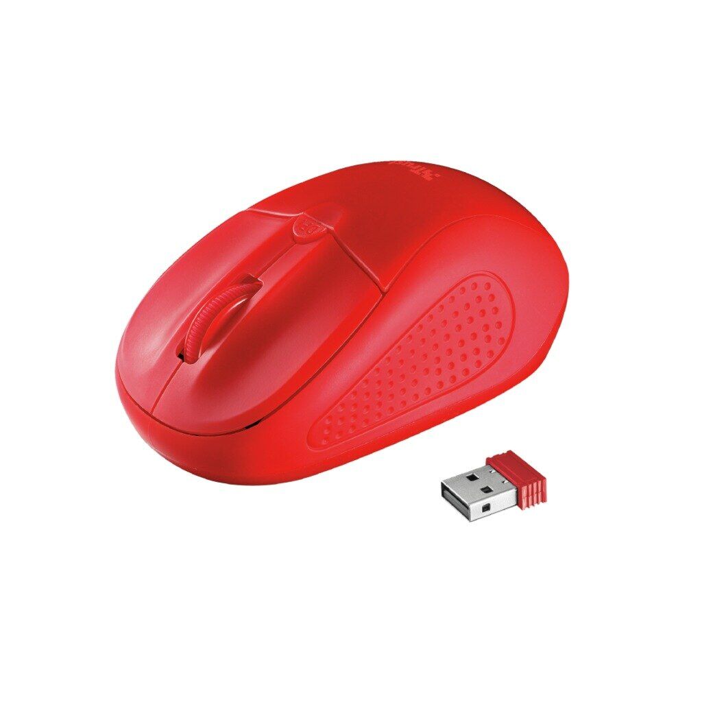 Trust Primo 20787 Kablosuz Optik Mouse - Kırmızı