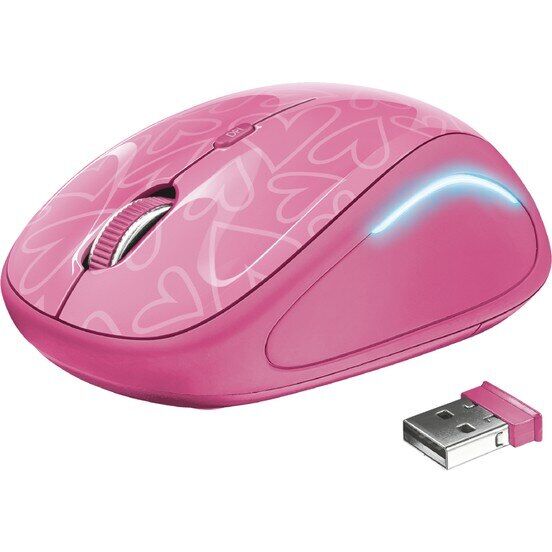 Trust 22336 Yvi Kablosuz Mouse - Pembe