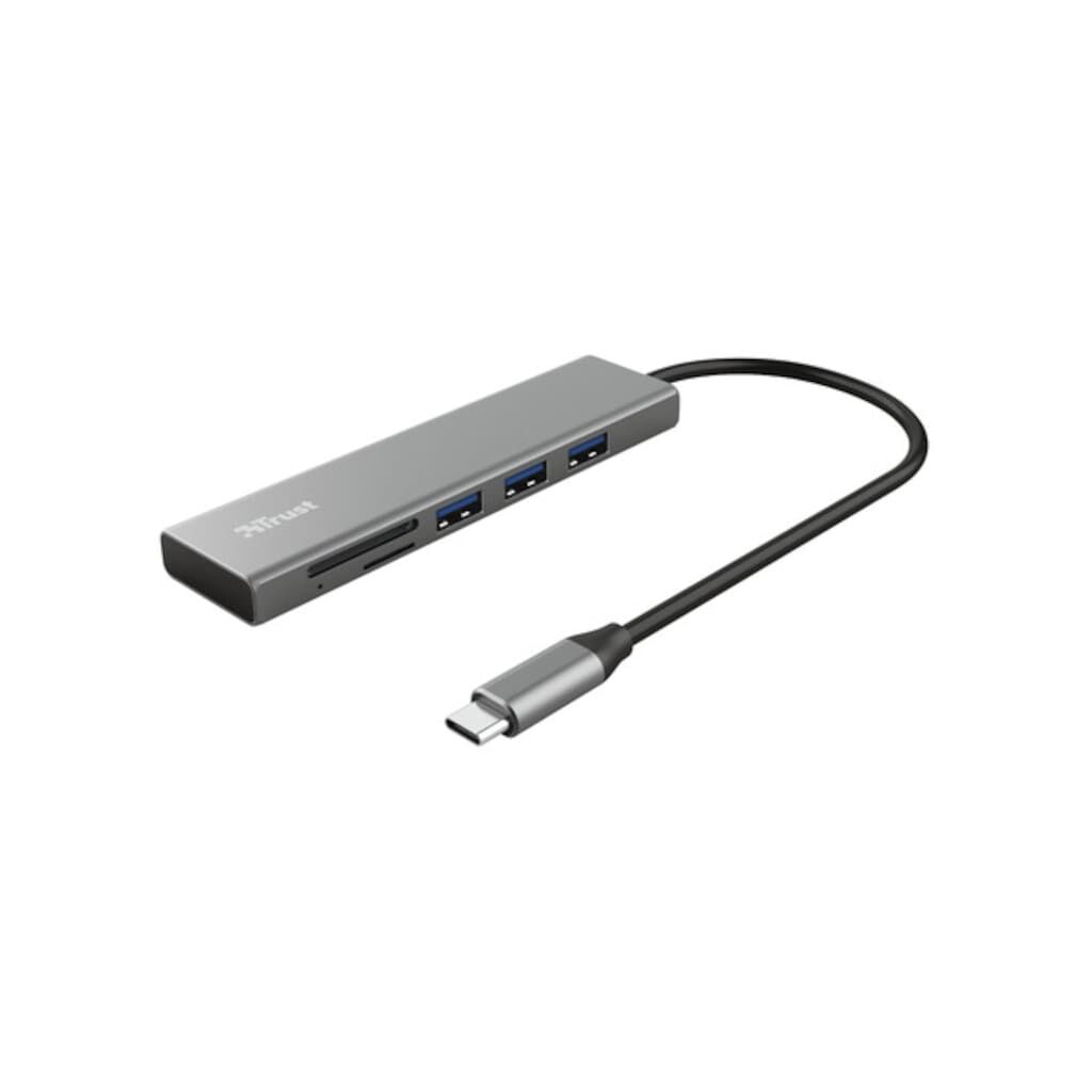 Trust 24191 Halyx Fast Usb-C Hub Card Reader