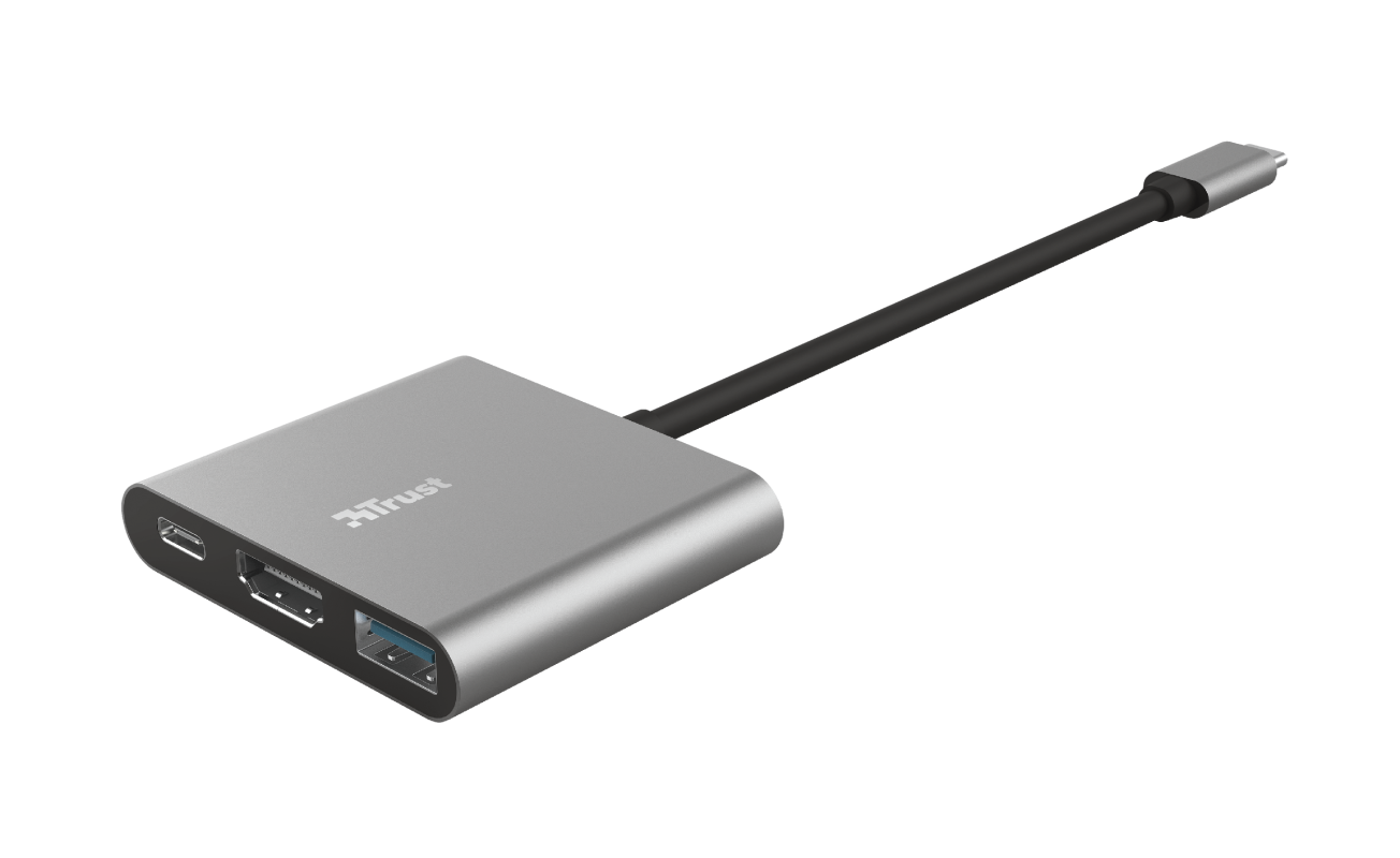 Trust 23772 Dalyx 3-in-1 USB-C Adaptör
