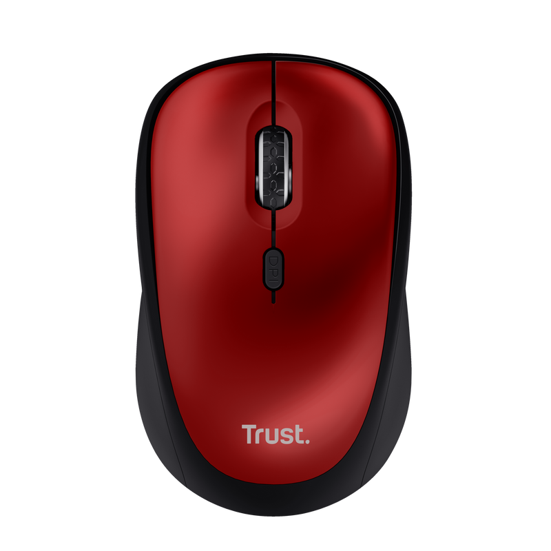 Trust 24550 Yvi+ Sessiz Kablosuz Optik Mouse - Kırmızı