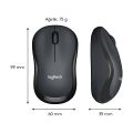 Logitech M221 Silent (Sessiz) Kablosuz Mouse Siyah 910-006510