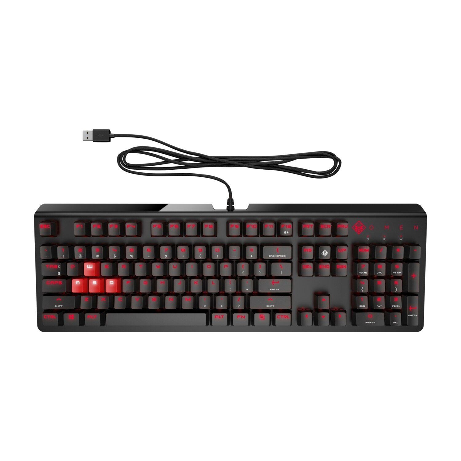 HP 6YW75AA Omen Encoder Kablolu Brown Cherry Türkçe Mekanik Oyun Klavyesi