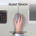 Logitech M110 Sessiz Tam Boyutlu Kablolu Usb-A Bağlantılı Optik Mouse - Gri