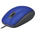 Logitech M110 Sessiz Tam Boyutlu Kablolu Usb-A Bağlantılı Optik Mouse - Mavi