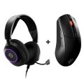 SteelSeries Arctis Nova 3 Multi-System Oyuncu Kulaklığı + Rival 3 Wireless ve Bluetooth Optik Oyuncu Mouse