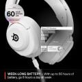 SteelSeries Arctis Nova 5P Wireless ve Bluetooth PS ve PC Kablosuz Oyuncu Kulaklığı - Beyaz