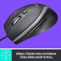 Logitech M500s Gelişmiş Kablolu Mouse Siyah