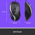 Logitech M500s Gelişmiş Kablolu Mouse Siyah