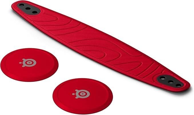SteelSeries Booster Pack - Nova 7 ve Nova Pro Serisi Uyumlu Kafa Bandı ve Kulaklık Kapakçığı - Cherry Red