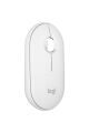 Logitech M350s Pebble 2 Bluetooth Kablosuz Sessiz Kompakt Mouse - Beyaz