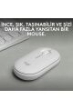 Logitech M350s Pebble 2 Bluetooth Kablosuz Sessiz Kompakt Mouse - Beyaz