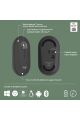 Logitech M350s Pebble 2 Bluetooth Kablosuz Sessiz Kompakt Mouse - Siyah