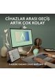 Logitech K380S Pebble Keys 2 Çoklu Cihaz Özellikli Bluetooth Türkçe Q Klavye - Beyaz